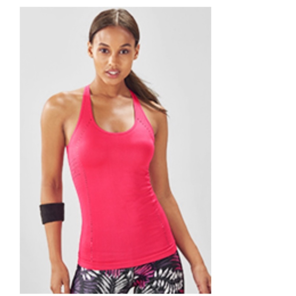 Fabletics- small- hot pink tank